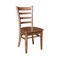 International Concepts Round 36 in Rd Top Pedestal Table, 2 Emily Chairs, Distressed Oak, 36 in W, 36 in L, 29.1 in H K42-36RT-C617-2 - alternate 3